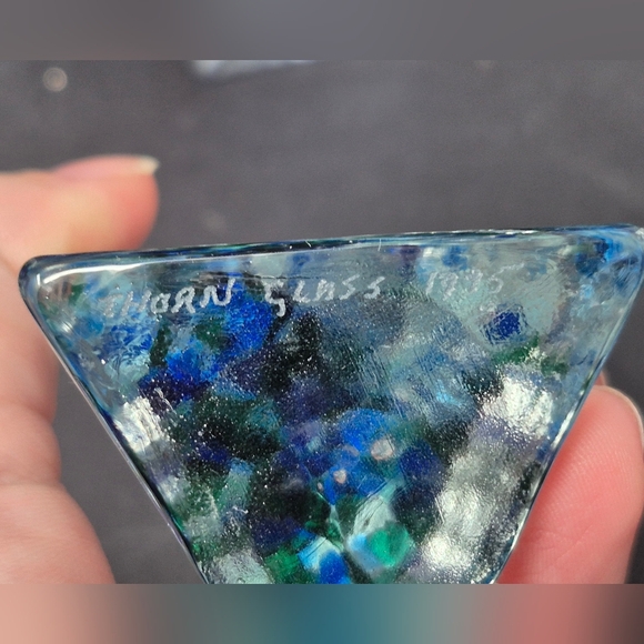 Vintage Thorn Glass Candle Holders - Picture 6 of 7